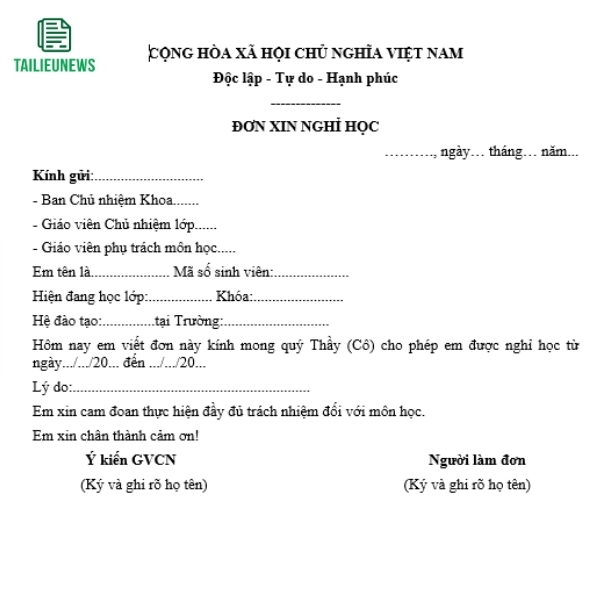 don xin phep nghi hoc 4