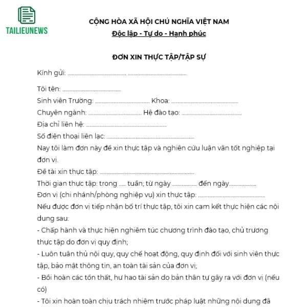 don xin thuc tap 3