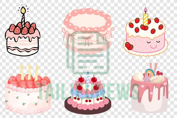 Vector bánh sinh nhật nhỏ