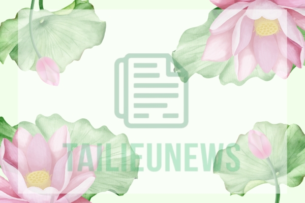 Background hoa sen vector