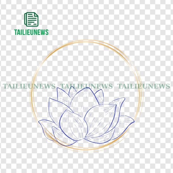 Hoa sen vector cho logo