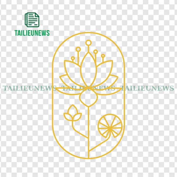 Logo hoa sen vector