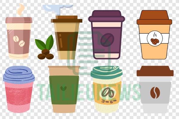 Download Coffee Vector PNG Miễn Phí – Hình Ly, Hạt, Logo Cà Phê Cực Sắc Nét Ly coffee vector