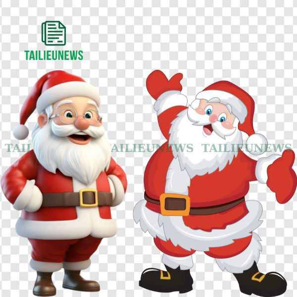Bộ sưu tập ông già Noel Vector