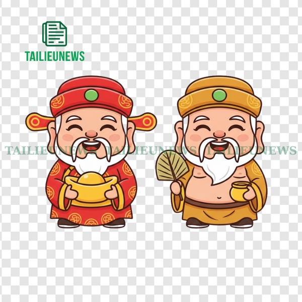 Tải Mẫu Thần Tài Vector Tách Nền Đẹp, Đầy Đủ Định Dạng AI, PNG Miễn Phí Download file thần tài vector miễn phí