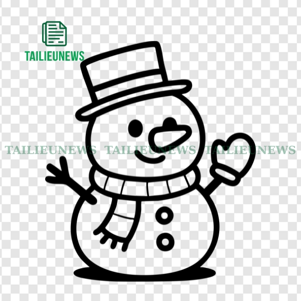 Người Tuyết Vector Trang Trí Noel – Tải Miễn Phí File PNG, SVG, AI Download người tuyết vector