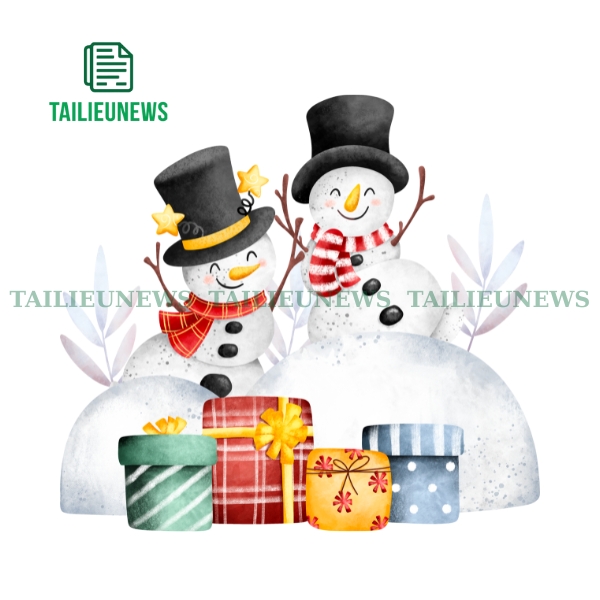 Người Tuyết Vector Trang Trí Noel – Tải Miễn Phí File PNG, SVG, AI Người tuyết vector noel