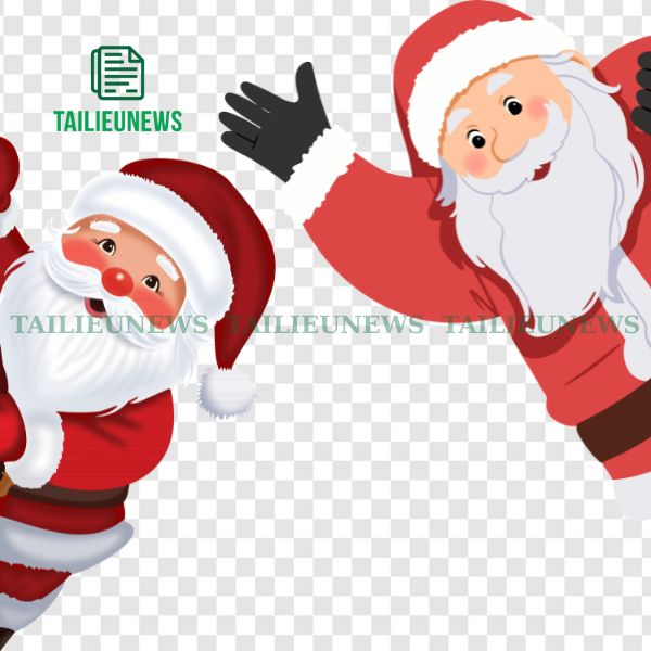 Ông già noel vector đẹp
