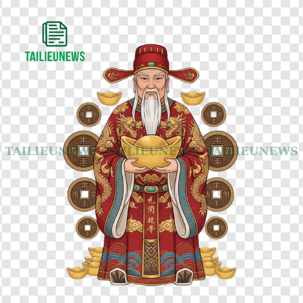 Tải Mẫu Thần Tài Vector Tách Nền Đẹp, Đầy Đủ Định Dạng AI, PNG Miễn Phí Ông thần tài vector