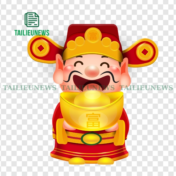 Tải Mẫu Thần Tài Vector Tách Nền Đẹp, Đầy Đủ Định Dạng AI, PNG Miễn Phí Thần tài vector dễ thương