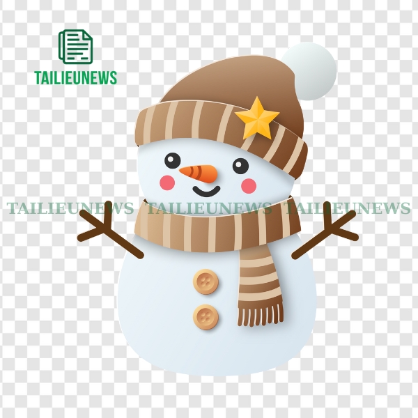 Người Tuyết Vector Trang Trí Noel – Tải Miễn Phí File PNG, SVG, AI Vector người tuyết dễ thương