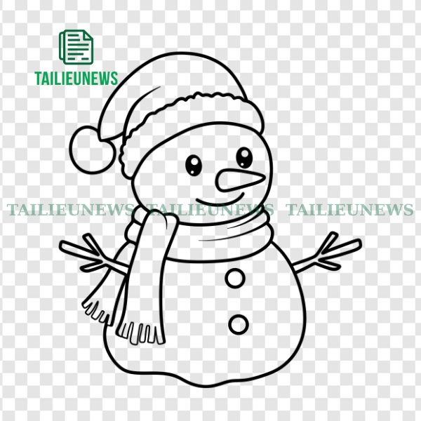 Người Tuyết Vector Trang Trí Noel – Tải Miễn Phí File PNG, SVG, AI Vector người tuyết đơn giản