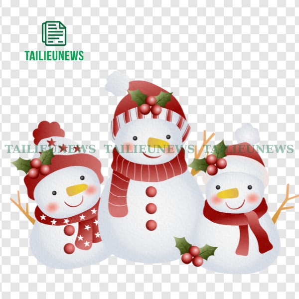 Người Tuyết Vector Trang Trí Noel – Tải Miễn Phí File PNG, SVG, AI Vector người tuyết giáng sinh