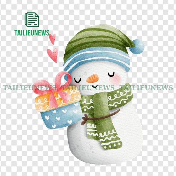 Người Tuyết Vector Trang Trí Noel – Tải Miễn Phí File PNG, SVG, AI Vector người tuyết noel cute