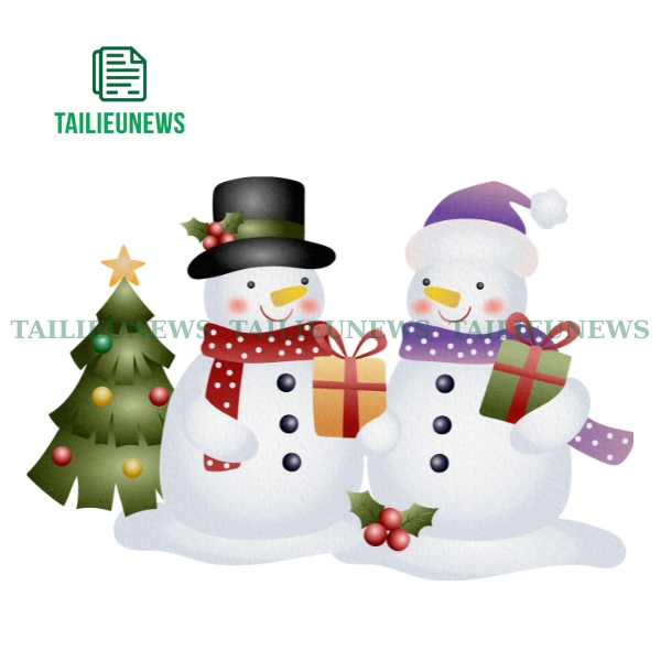 Người Tuyết Vector Trang Trí Noel – Tải Miễn Phí File PNG, SVG, AI Vector người tuyết