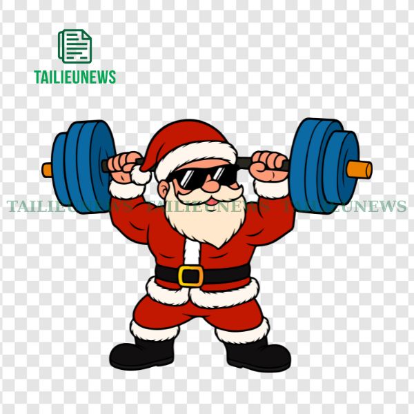 Vector ông già noel hài hước