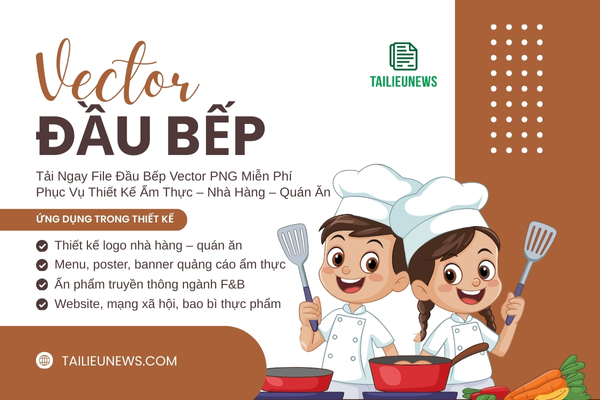 Tải Ngay File Đầu Bếp Vector PNG Miễn Phí Cho Thiết Kế F&B Đầu bếp vector