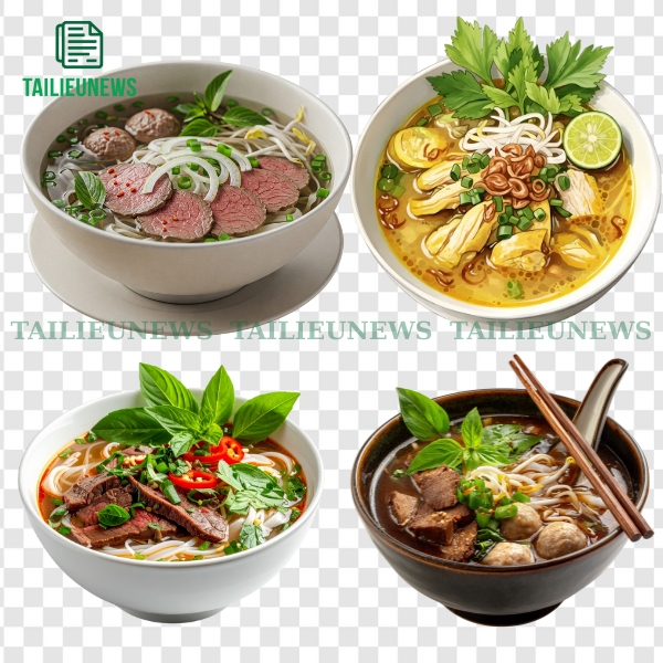Tải Ngay Tô Phở Vector Miễn Phí Dùng Cho Menu, Logo, Poster Download tô phở vector