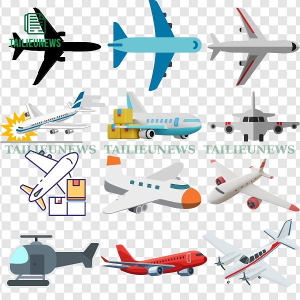 Download vector máy bay
