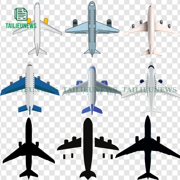Hình máy bay vector