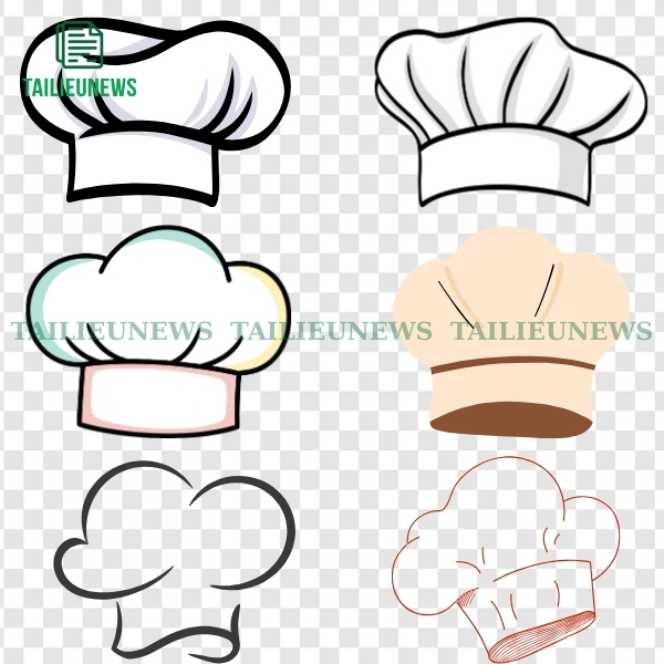 Mũ đầu bếp vector