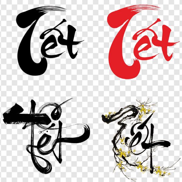 Tải File Chữ Tết Thư Pháp Vector Sắc Nét, Miễn Phí Mới Nhất Tải file chữ tết thư pháp vector