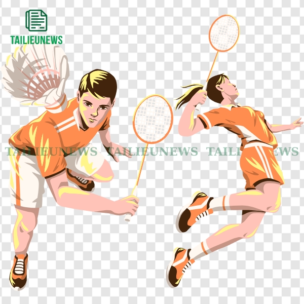 99+ Mẫu Cầu Lông Vector Đẹp - Tải Miễn Phí File Gốc Sắc Nét Vector cầu lông thiết kế thể thao