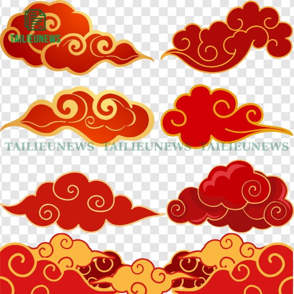 Tải Đám Mây Vector PNG Miễn Phí – Dùng Ngay Cho Thiết Kế Vector đám mây nghệ thuật