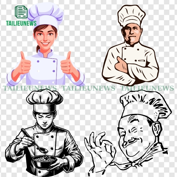 Vector đầu bếp