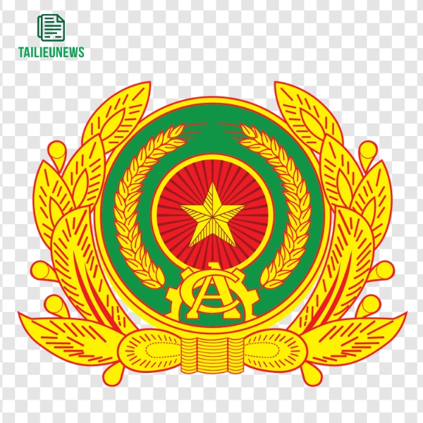 Logo công an vector