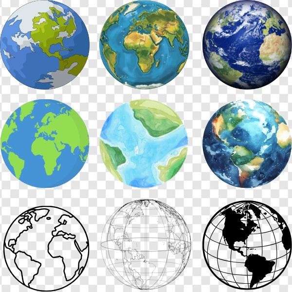 Trái Đất Vector PNG, Logo & Bàn Tay Nâng Trái Đất Miễn Phí Trái đất vector đơn giản