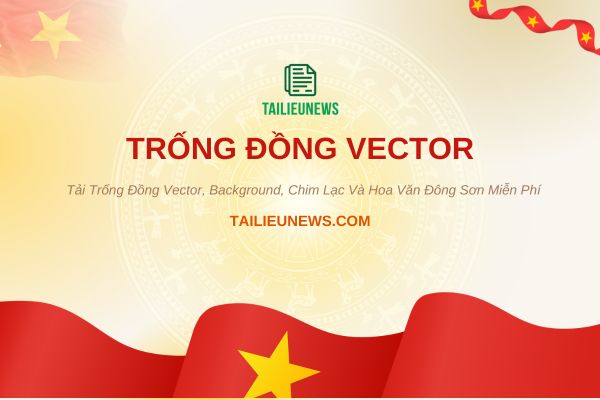 Tải Trống Đồng Vector, Background, Chim Lạc Và Hoa Văn Đông Sơn Miễn Phí Trống đồng vector