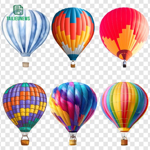 Khinh Khí Cầu Vector Cực Đẹp – Tải Miễn Phí Ngay Hôm Nay Vector khinh khí cầu
