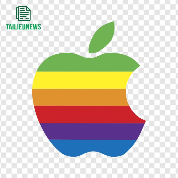 Logo apple vector màu