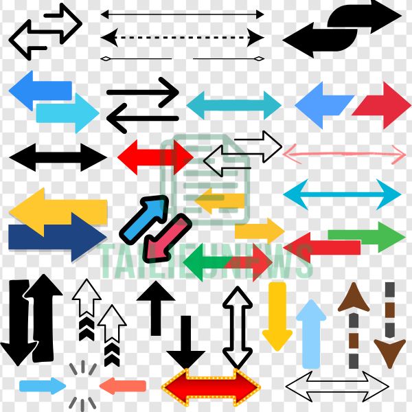 Download Mũi Tên Vector Đẹp, Miễn Phí (File AI, EPS, PNG) Mũi tên 2 chiều vector