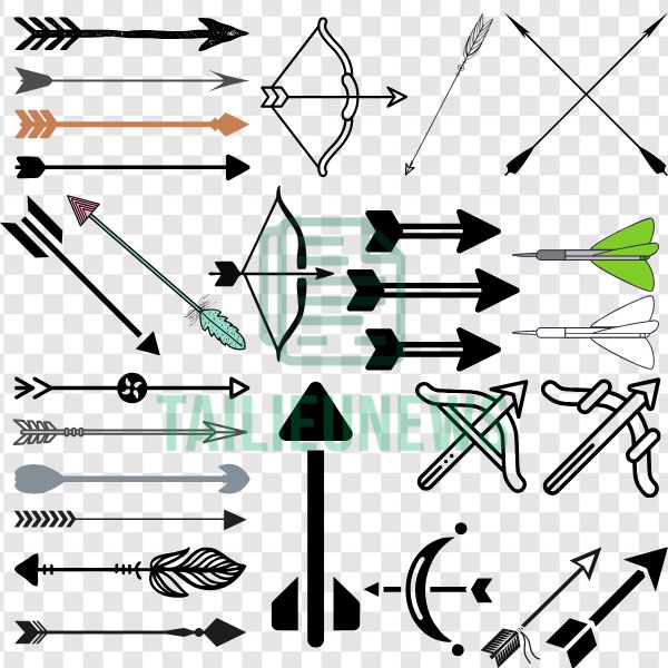 Download Mũi Tên Vector Đẹp, Miễn Phí (File AI, EPS, PNG) Mũi tên bắn vector