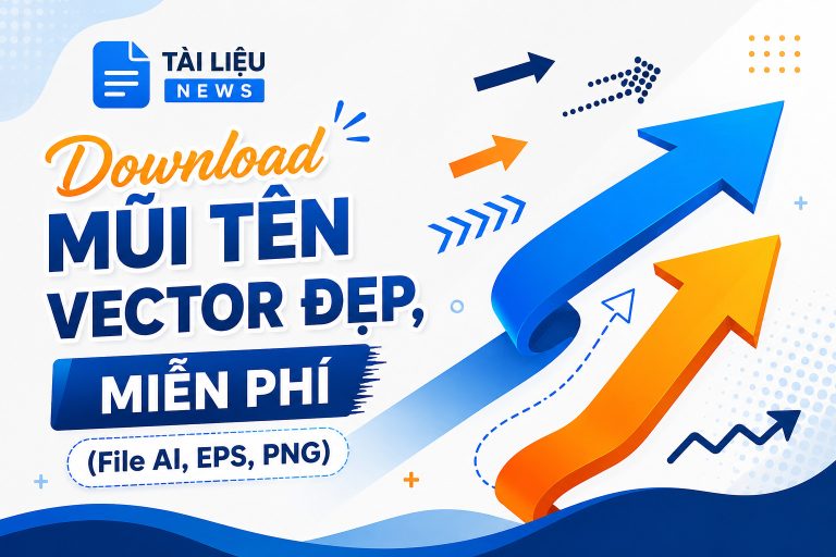 Download Mũi Tên Vector Đẹp, Miễn Phí (File AI, EPS, PNG) Mũi tên vector