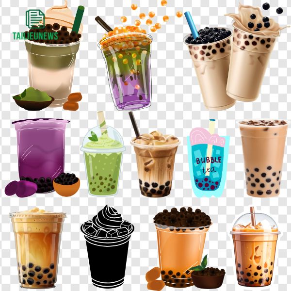 Trà Sữa Vector PNG, SVG, AI Đẹp – Download Miễn Phí Vector trà sữa