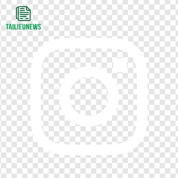White instagram logo vector