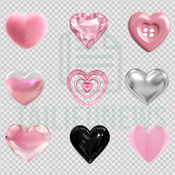 Tải Hình Trái Tim Vector Đẹp, Icon Trái Tim Vector AI, PNG, CDR vector trái tim