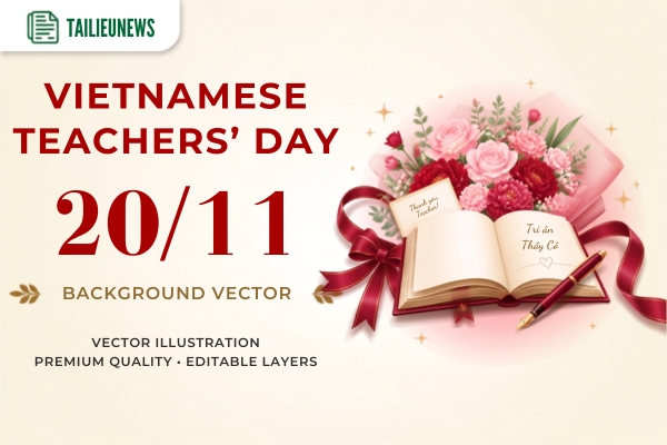 Tổng Hợp 121+ Mẫu Background 20/11 Vector Đẹp, Ý Nghĩa Nhất 2026 background 20/11 vector