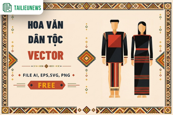 Tải 15+ Hoa Văn Dân Tộc Vector Đẹp, Sắc Nét - File PDF, EPS, SVG, PNG hoa văn dân tộc vector