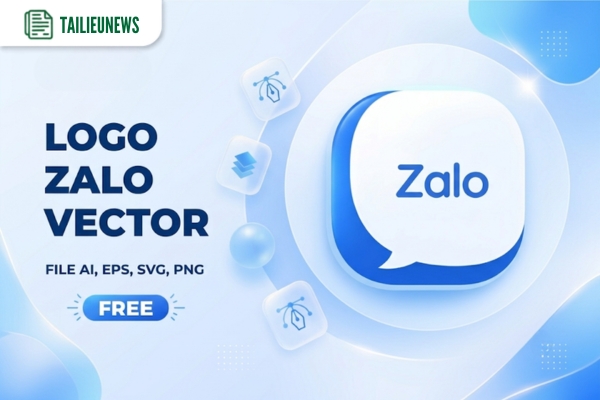 Logo Zalo Vector Free Download Chuẩn Sắc Nét - File AI, SVG, EPS, PNG logo zalo vector