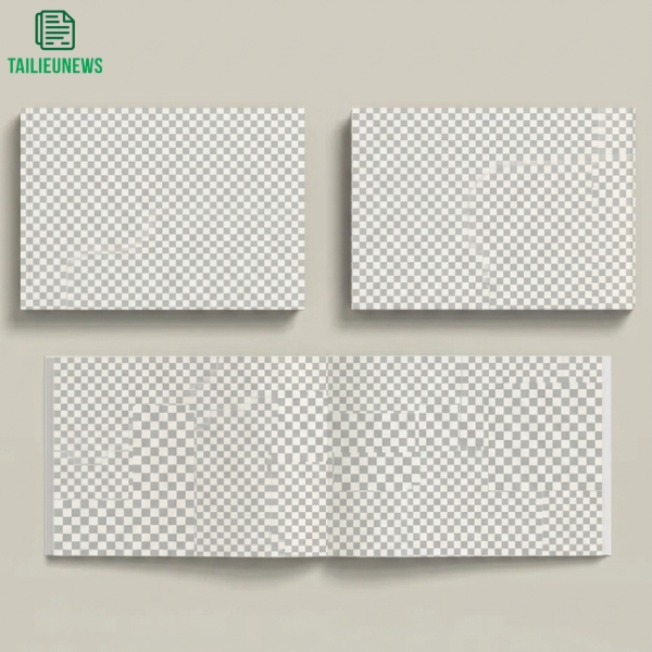 mockup sách a4