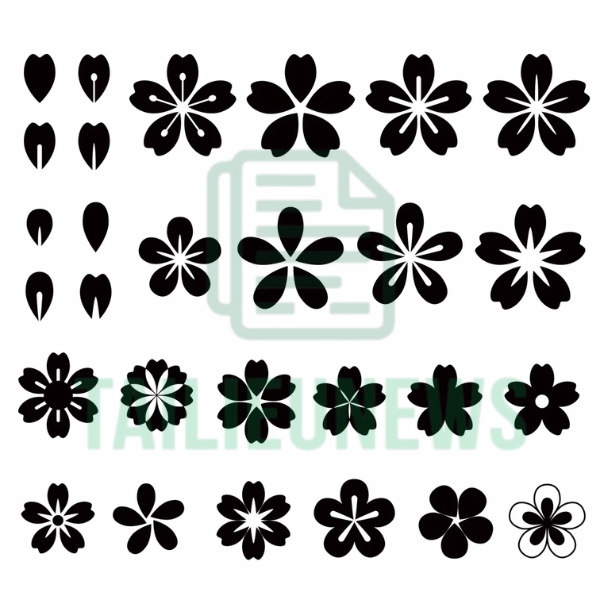 Download Hình Ảnh Bông Hoa 5 Cánh Vector File PNG, CDR, AI, SVG, EPS bông hoa 5 cánh vector cách điệu