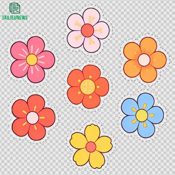 Download Hình Ảnh Bông Hoa 5 Cánh Vector File PNG, CDR, AI, SVG, EPS bông hoa 5 cánh vector đẹp đơn giản