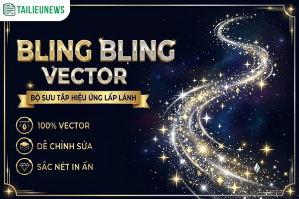 Free Download 15+ Mẫu Bling Bling Vector PNG Tách Nền Sắc Nét bling vector