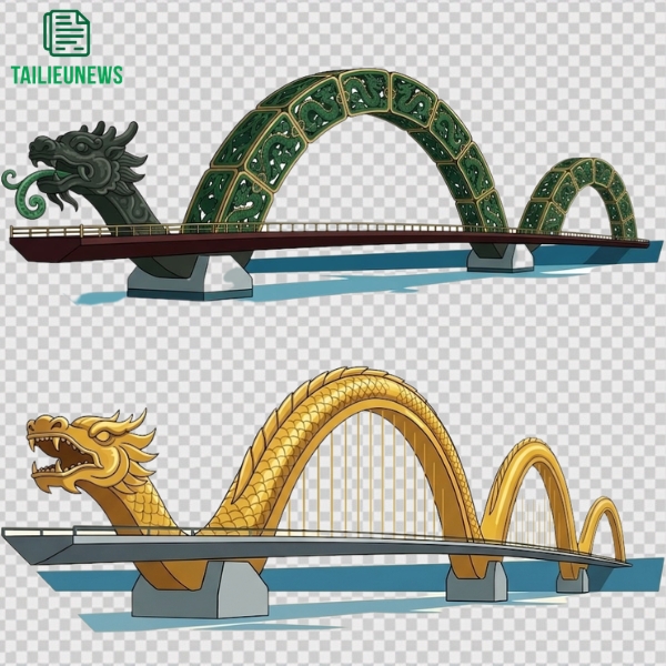 Tải 15+ Mẫu Cầu Rồng Đà Nẵng Vector File PNG, PDF cầu rồng đà nẵng vector