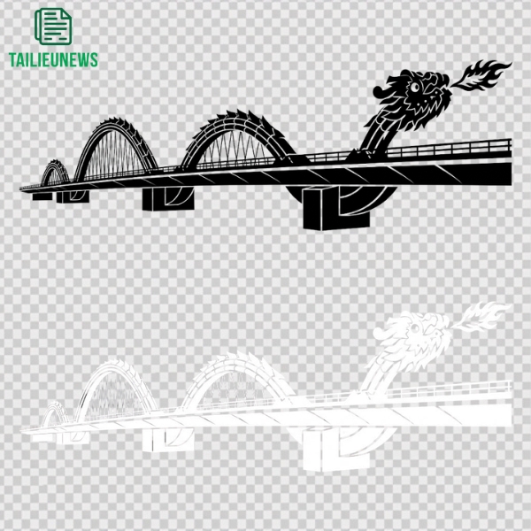 Tải 15+ Mẫu Cầu Rồng Đà Nẵng Vector File PNG, PDF cầu rồng đà nẵng vector