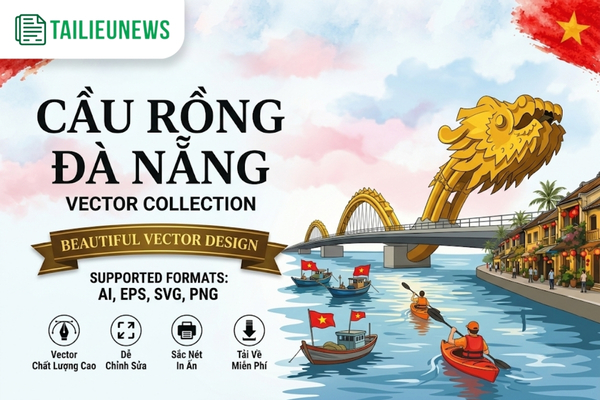 Tải 15+ Mẫu Cầu Rồng Đà Nẵng Vector File PNG, PDF cau rong da nang vector